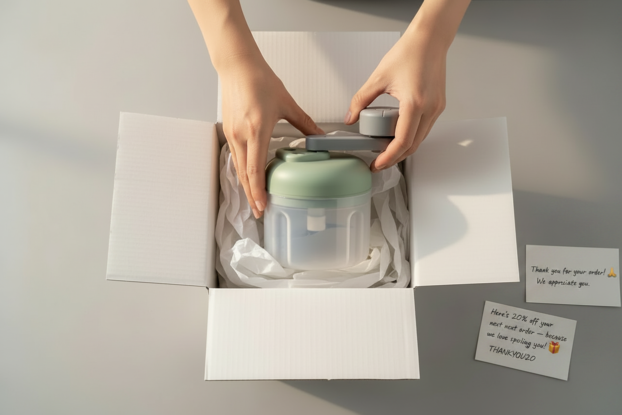 Thank you notes with discount